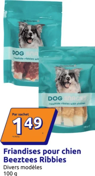 Friandises pour chien Beeztees Ribbies