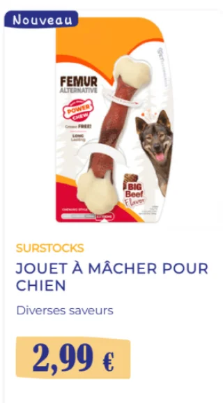 JOUET À MÂCHER POUR CHIEN Femur Alternative