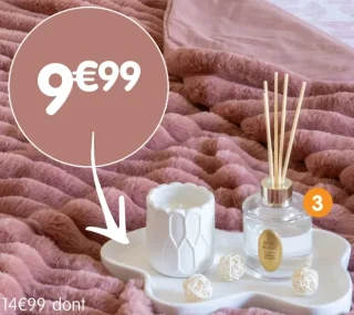 Coffret senteur plateau organique COCOON COLLECTION