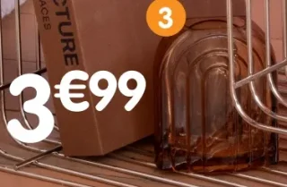 Vase en verre ambré