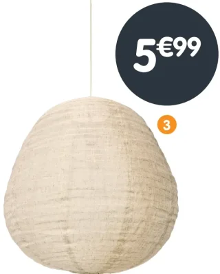 Suspension Japonaise lin