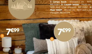 Lampe boule COSY CABIN