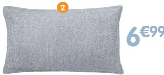 Coussin bouclé - 50x30 cm