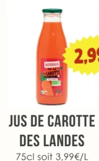 Naturalia Jus de Carotte des Landes