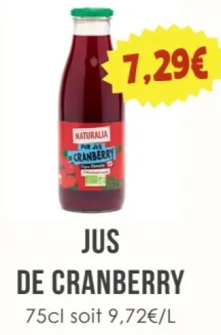 Naturalia Jus de Cranberry