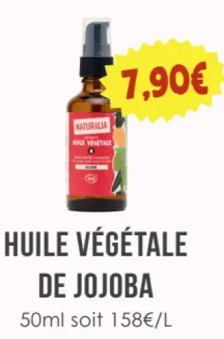 Huile végétale de jojoba Naturalia