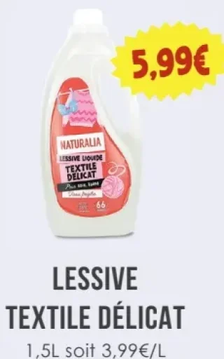 Naturalia Lessive Textile Délicat