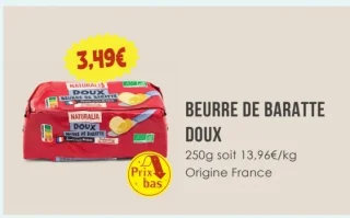 Beurre De Baratte Doux Naturalia