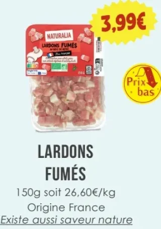 Lardons Fumés Naturalia