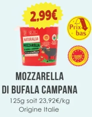 Mozzarella di Bufala Campana Naturalia