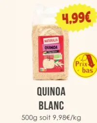 Quinoa blanc Naturalia