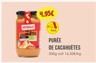 Purée de cacahuètes Naturalia