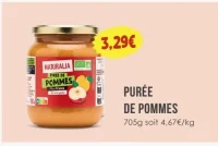 Purée de pommes Naturalia