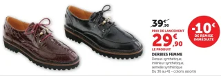Derbies femme U Collection