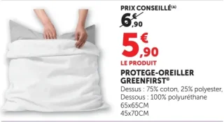 PROTEGE-OREILLER GREENFIRST®