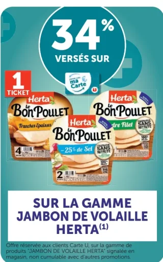 Jambon de volaille Herta