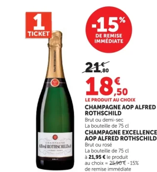 Champagne AOP Alfred Rothschild ou Champagne Excellence AOP Alfred Rothschild