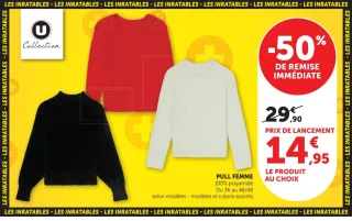 PULL FEMME U COLLECTION