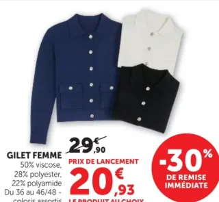 Gilet Femme U Collection