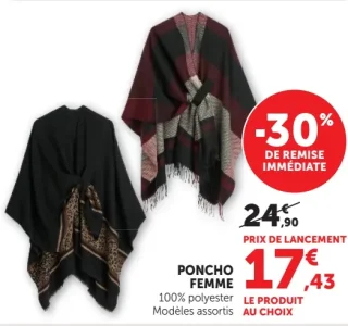 PONCHO FEMME