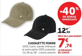 CASQUETTE FEMME