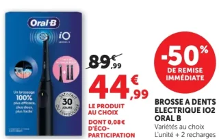Brosse à dents électrique iO2 Oral B