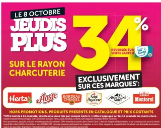Rayon Charcuterie Herta, Aoste, Bordeau Chesnel, Saint Agaûne, Montagne Noire, Montorsi