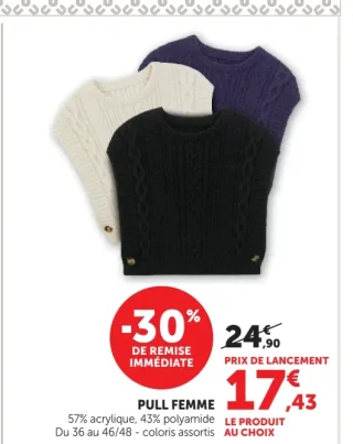 Pull femme