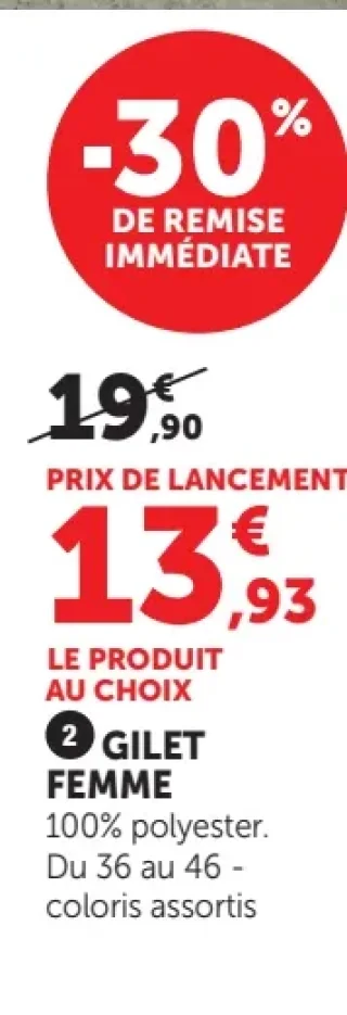 Gilet femme