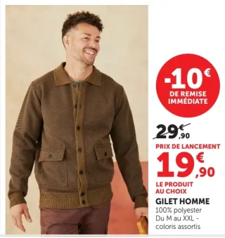 Gilet homme U Collection