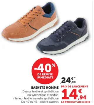 Baskets Homme U Collection