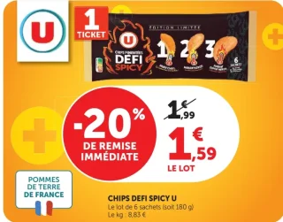 Chips Défi Spicy U