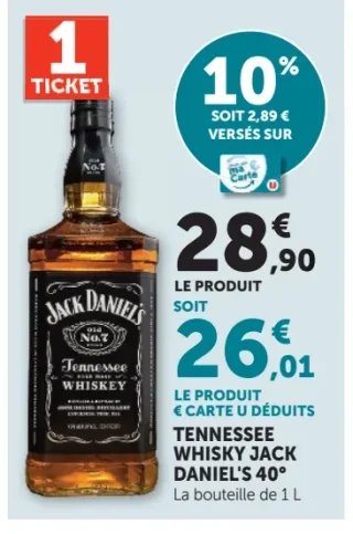 Tennessee Whisky Jack Daniel's 40°