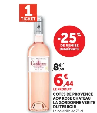 Cotes de Provence AOP Rose Chateau La Gordonne Verite du Terroir