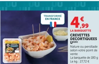 Crevettes décortiquées U