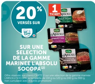 Sélection de la gamme marinée L'Absolu Socopa