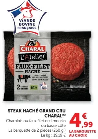 Steak haché grand cru Charal