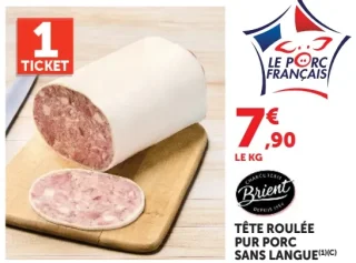 Tête roulée pur porc sans langue Brient