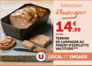 Terrine de Campagne au Piment d'Espelette Valtitude
