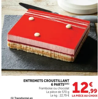 Entremets Croustillant 6 Parts