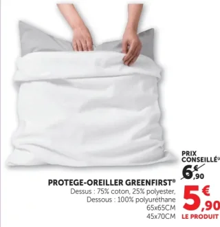 Protege-oreiller Greenfirst