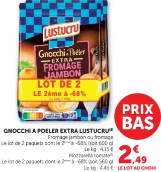 Gnocchi a Poeler Extra Lustucru
