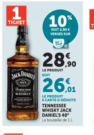 Jack Daniel's Tennessee Whiskey 40°