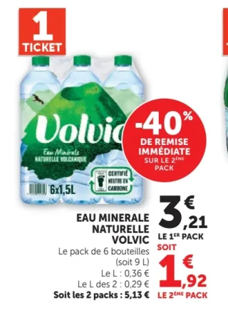 Volvic Eau Minérale Naturelle