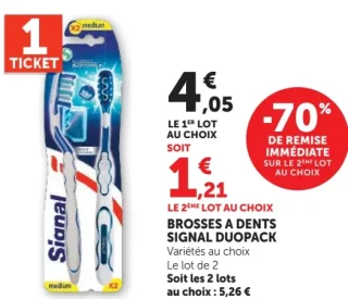 Brosses à dents Signal Duopack