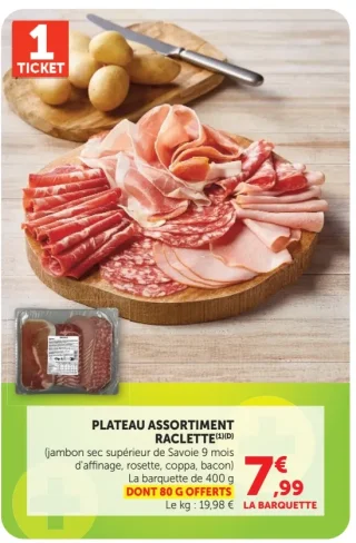 Plateau Assortiment Raclette