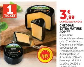 Cheddar Extra Mature AOP Ford Farm