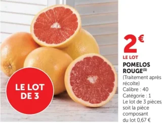 Pomelos rouge