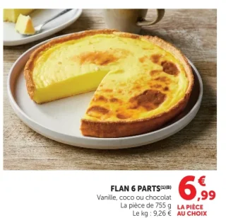 Flan 6 parts