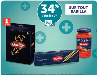 Gamme de produits Barilla